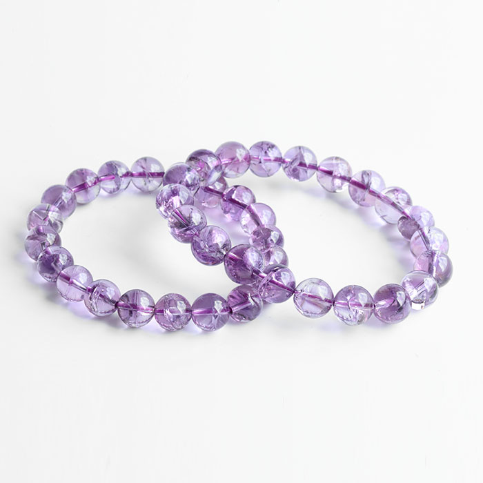 【伊勢浄化】アメジストのレインボー約10mmブレスレット 　 ise13　