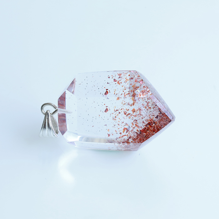 【伊勢】ファイアークォーツのペンダント 30.7×21.7mm  　[1]    ise15