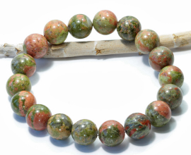 限定特価!ユナカイトの10mmブレスレット