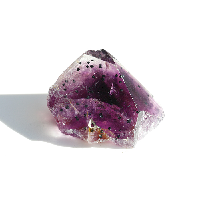 再×8ご紹介!証明書付き☆アメジストエレスチャルモンドクオーツ   【17.7×31.8mm】 No.13