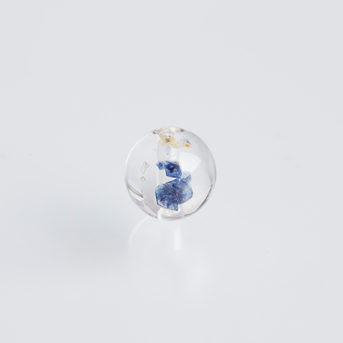 伊勢浄化!フローライトインクォーツSAのビーズ　7mm　　【1粒】ise22 rei　No.2