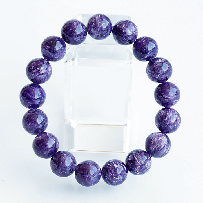 【伊勢浄化】鑑別書付!チャロアイトSAの11.5-11.8mmブレスレット No.2　　ise24   rei