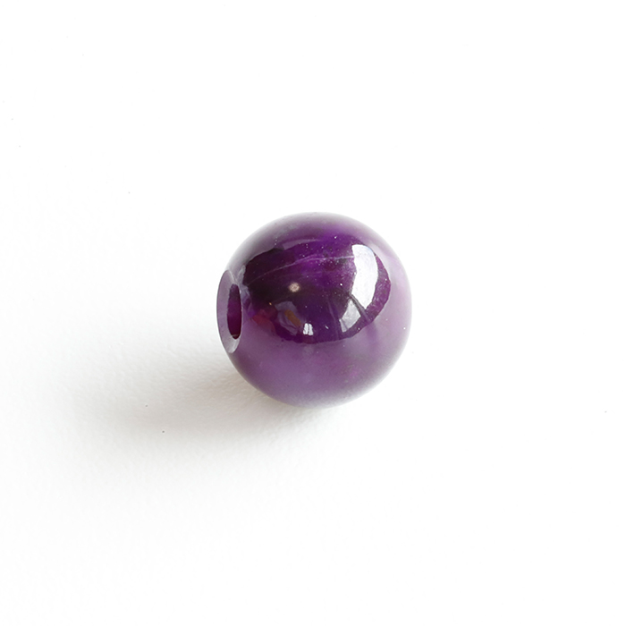 【伊勢浄化】高品質スギライト1粒ビーズ  9.8mm  穴径　2mm 【No.9】　ise29