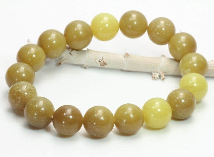 【日本最安値】限定!アゾゼオ・ヒーラーライトの12mmブレス 【ディレクトリカード/H&E保証書付き】/H&E earth【天然石・パワーストーン】