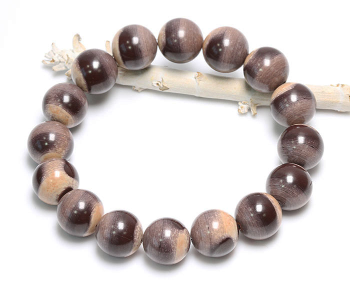 限定2個☆大特価!珍品!セブラストーン12mmブレスレット 【天然石・パワーストーン】