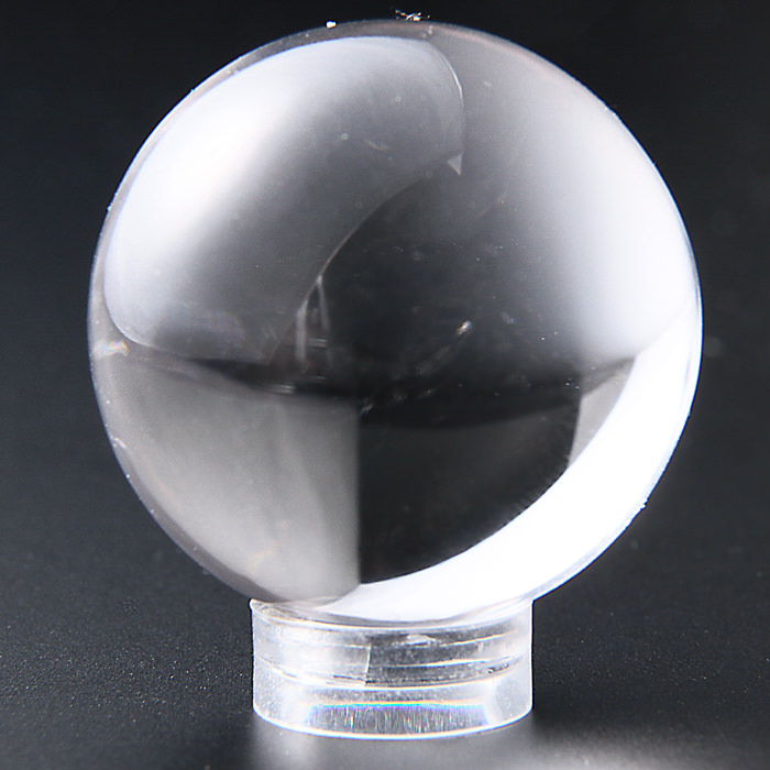 限定!特価!ヒマラヤ★ネパール産★ガネッシュヒマール水晶 丸玉 34.4mm  /4月【天然石・パワーストーン】
