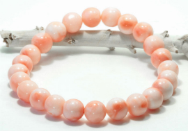 限定!激安!幻の天然モモイロ珊瑚8mmブレスレット/3月【パワーストーン,天然石】