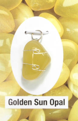 限定!H&Eゴールデンサンオパールのペンダントトップ/10月/H&E【パワーストーン/天然石】