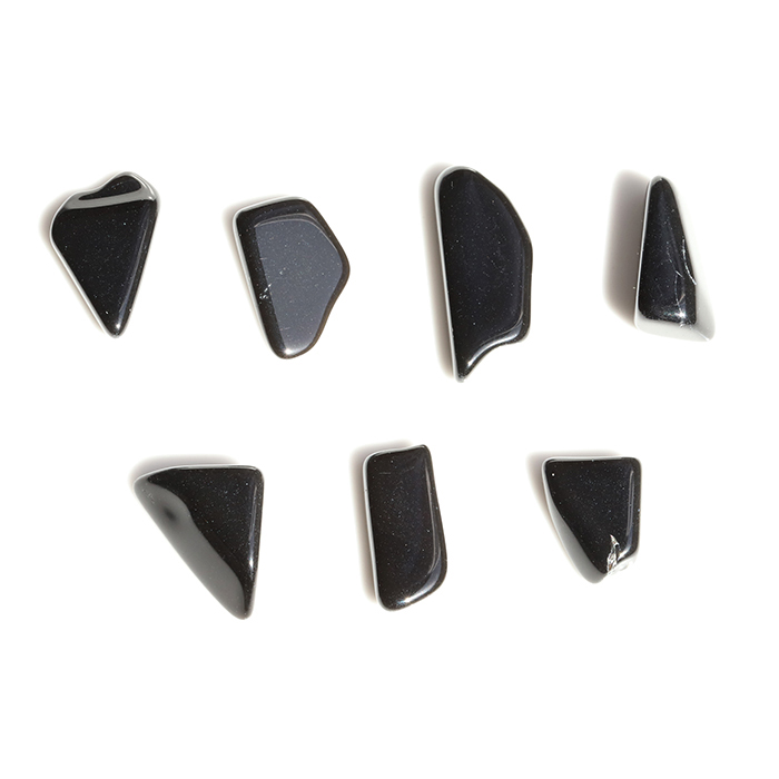 【伊勢浄化済み】隠岐の黒曜石＝オブシディアン タンブル[小/2cm前後][C]   ise6