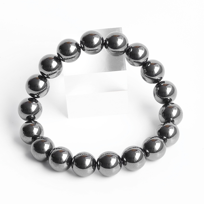 特価!ヘマタイトの10mmブレスレット　 【天然石・パワーストーン】　SEO