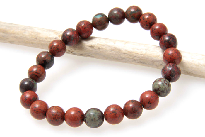 【日本最安値】限定!激安! クリムゾン・キュープライトの8mmブレスレット   /H&E earth 【天然石・パワーストーン】