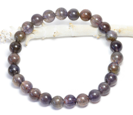 入手困難!アイオライトアベンチュリン（ブラッドショット）AAAの7mmブレスレット/9月c6c3c2   【天然石・パワーストーン】