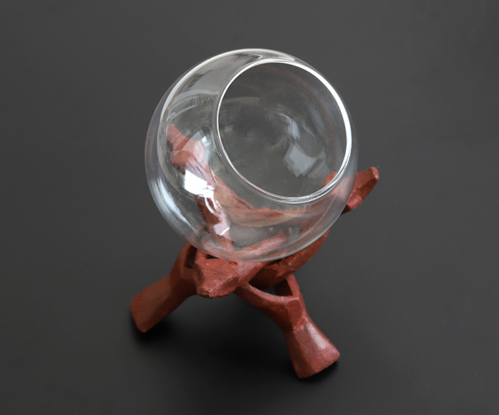 在庫限り！おまけつき!クリスタルガーデンボール　　　【タイプ2】　　　70×55mm　 　　　　　【天然石・パワーストーン】