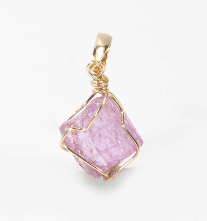 珍品☆パープルトパーズのK18Gペンダント  3    /11月    【天然石・パワーストーン】