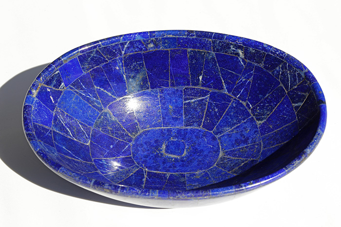 限定入荷!高品質パイライトラピスラズリのディッシュ　【2】　　