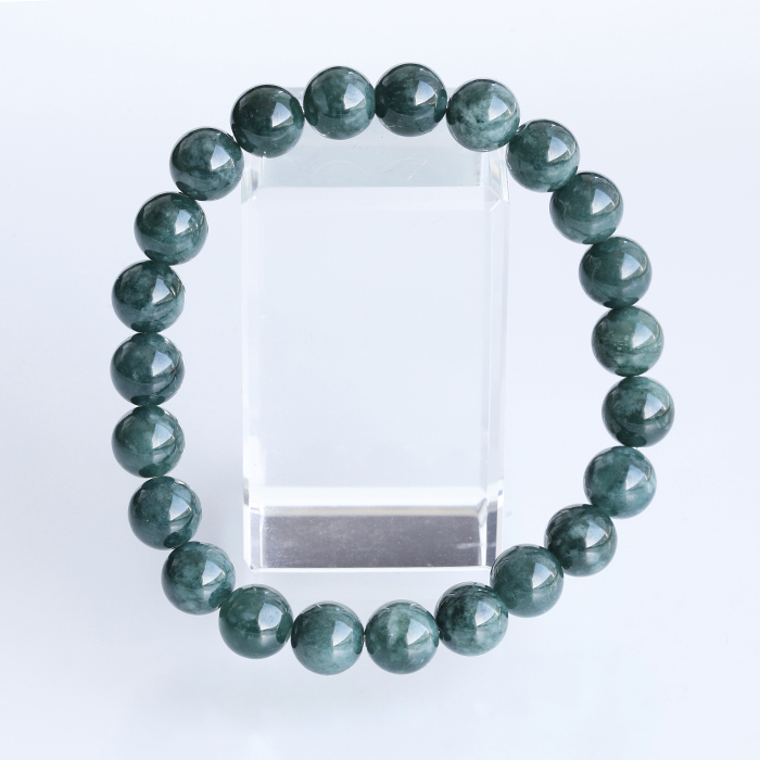 浄化済み!グアテマラ産翡翠AAA'　約8mmブレスレット  【12】　　izumo1