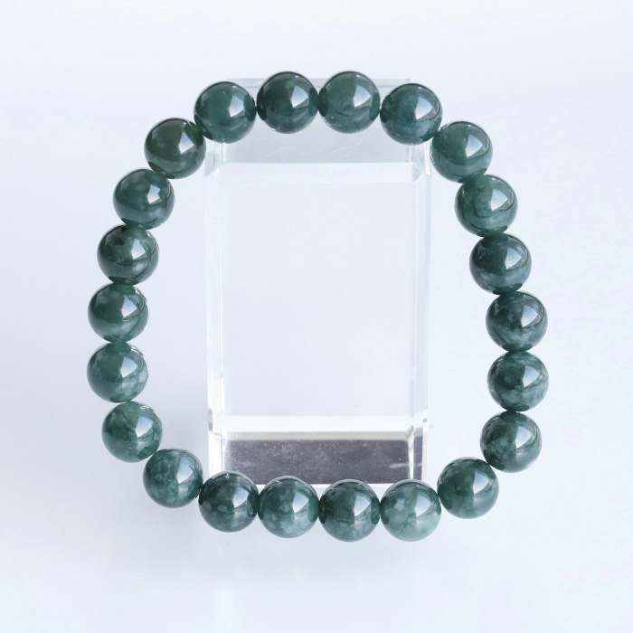 浄化済み!グアテマラ産翡翠AAA＋　約8mmブレスレット  【13】　　izumo1