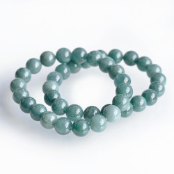 浄化済み!グアテマラ産翡翠AA'　約10mmブレスレット  　izumo1