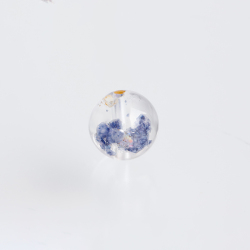 伊勢浄化!フローライトインクォーツSAのビーズ　8mm　　【1粒】ise22　No.3