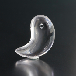 浄化済み!ヒマラヤ★ネパール産★ガネッシュヒマール水晶 勾玉【31.3×16.2mm】No.2　　　bird rei2  sale