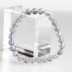 【伊勢浄化】ラブラドライトAA+の7mm前後ブレスレット　No.2　　　ise25