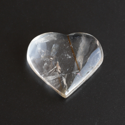 限定！パウエライトファントムアメジスト　ハートタンブル 　32.5×28mm 　No.10