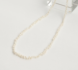 【伊勢浄化】真珠化学研究所鑑別書付★アコヤ貝真珠のベビーパール 4mm前後ネックレス約48cm[1]ise6