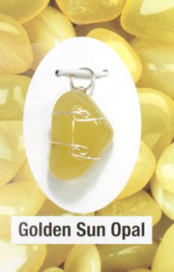 限定!H&Eゴールデンサンオパールのペンダントトップ/10月/H&E【パワーストーン/天然石】