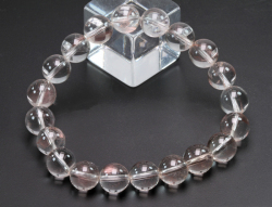 珍品!大特価★ピンクエンジェルラダーSAの10mmブレスレット　　　【パワーストーン・天然石】