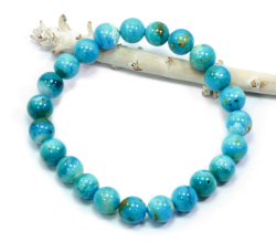 激レア!大特価!ブルーオパールSAの8mmブレスレット 　 /10月【パワーストーン/天然石】　