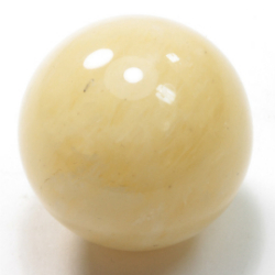 限定!サチャロカ・イエロー・アゼツライトの25mm丸玉　【ディレクトリカード】 /H&E【パワーストーン/天然石】