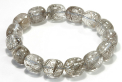 限定!大特価!シルバールチルSAのバレルブレスレット G 【天然石・パワーストーン】