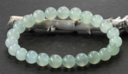 珍品!キャッツアイグリーンカルサイトのAAA約7.5mmブレスレット  【天然石・パワーストーン】