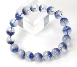 大特価!デュモルチライトインクォーツAAAの11～12mmブレスレット　　inq