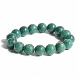 限定数限り!グリーンアベンチュリンの12mmSAブレスレット　タイプ2    【天然石・パワーストーン】