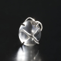 限定!証明書付き☆モンド クオーツ　シルバーペンダント  　No,4　 【11×10mm】　　　