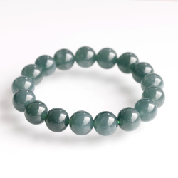 浄化済み!グアテマラ産翡翠SA　約12mmブレスレット  【1】　　izumo1