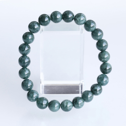 浄化済み!グアテマラ産翡翠AAA'　約8mmブレスレット  【12】　　izumo1