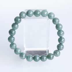 浄化済み!グアテマラ産翡翠AAA'　約8mmブレスレット  【21】　　izumo1