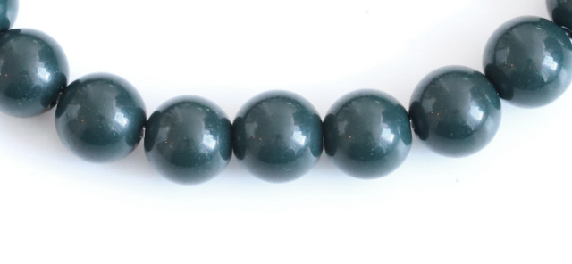 伊勢】貴重な出雲産 青めのう（碧石） 8mmブレスレット