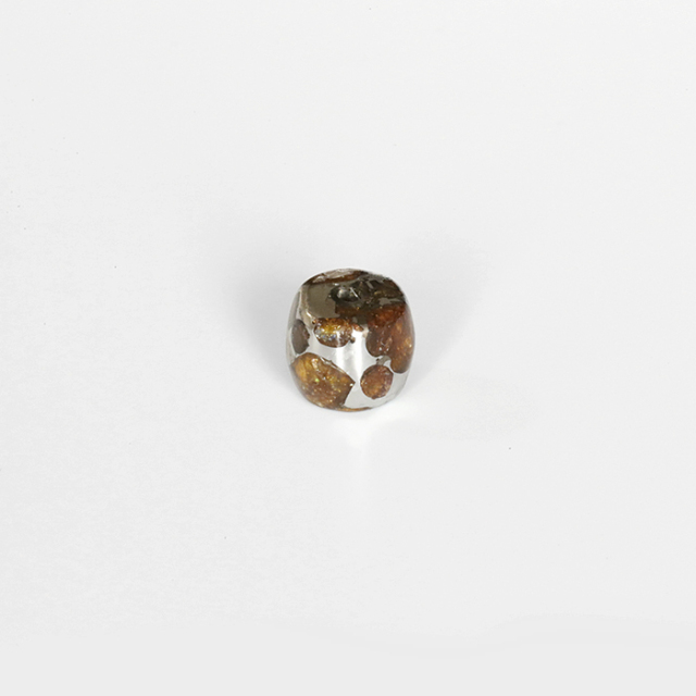 初入荷!超限定！パラサイト[セリコ隕石] のビーズ No,15 9.5×10.8mm 