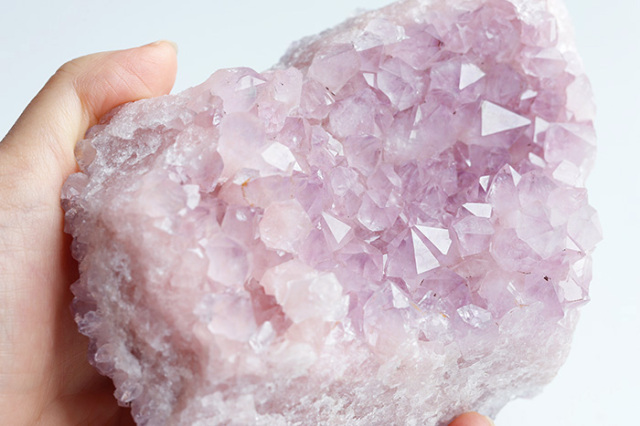 超可愛い　ウルグアイ産アメジストクラスター ピンク色天然石　原石 超可愛い ウルグアイ産アメジストクラスター ピンク色天然石 原石