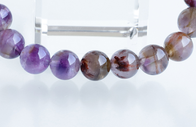 底値！希少　ドリームコートレムリアン　ブレスレット　大珠15〜15.5センチ ドリームコートレムリアンのブレスレット【パワーストーン/天然石】