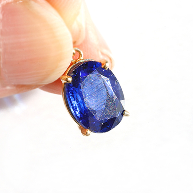 特価!ネパール産深海のカイヤナイトペンダント