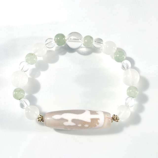 スーパー天珠　龍眼天珠ブレスレット 龍眼天珠】ブレスレット