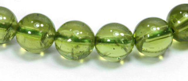 値下げしました！高品質ペリドットAAA 8mm ブレスレット ペリドット 8mm25玉 ブレスレット ストレート 限定品の通販 - お