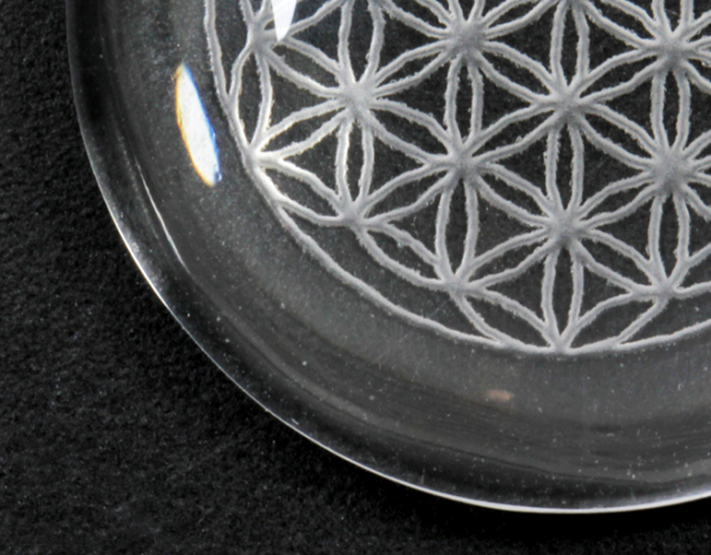 限定!ネパール産☆ガネッシュヒマール水晶 フラワー・オブ・ライフ /4