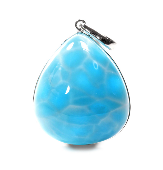 極上!スーパーブルーラリマーAAAAAのpt900ペンダント 《2804