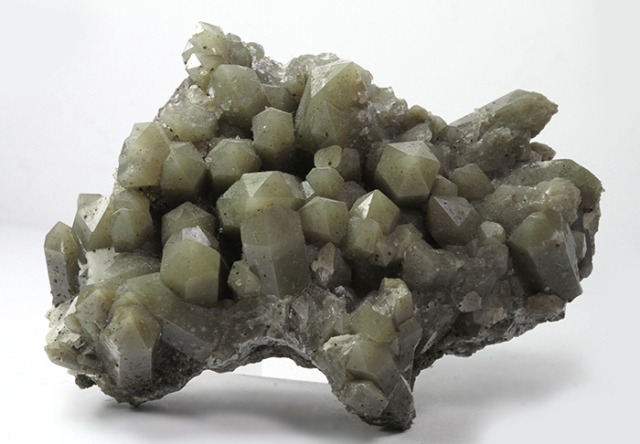 限定!内モンゴル産 グリーンクォーツクラスター ファインミネラル /4月