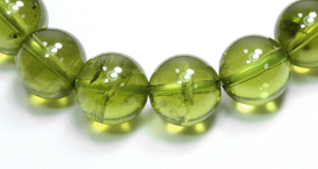 特価!鑑別書付き!ペリドットAAA 'の8.7～9.1mmブレスレット No